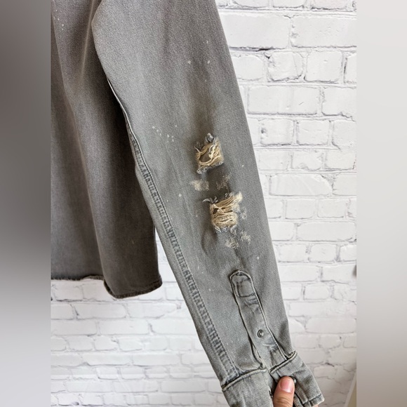 All Saints Denim Shirt - Picture 3 of 5